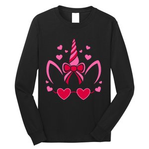 ValentineS Day Unicorn Lover Couple Love Long Sleeve Shirt