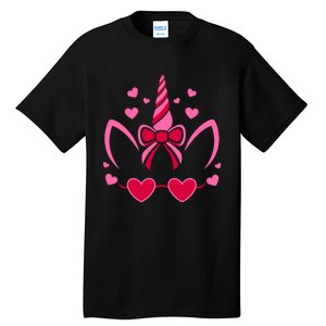 ValentineS Day Unicorn Lover Couple Love Tall T-Shirt