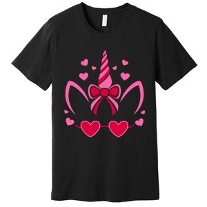 ValentineS Day Unicorn Lover Couple Love Premium T-Shirt