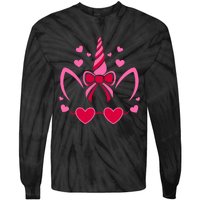 ValentineS Day Unicorn Lover Couple Love Tie-Dye Long Sleeve Shirt