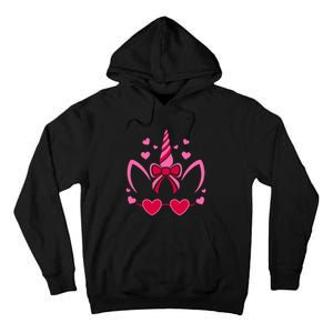 ValentineS Day Unicorn Lover Couple Love Tall Hoodie