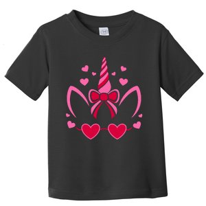 ValentineS Day Unicorn Lover Couple Love Toddler T-Shirt