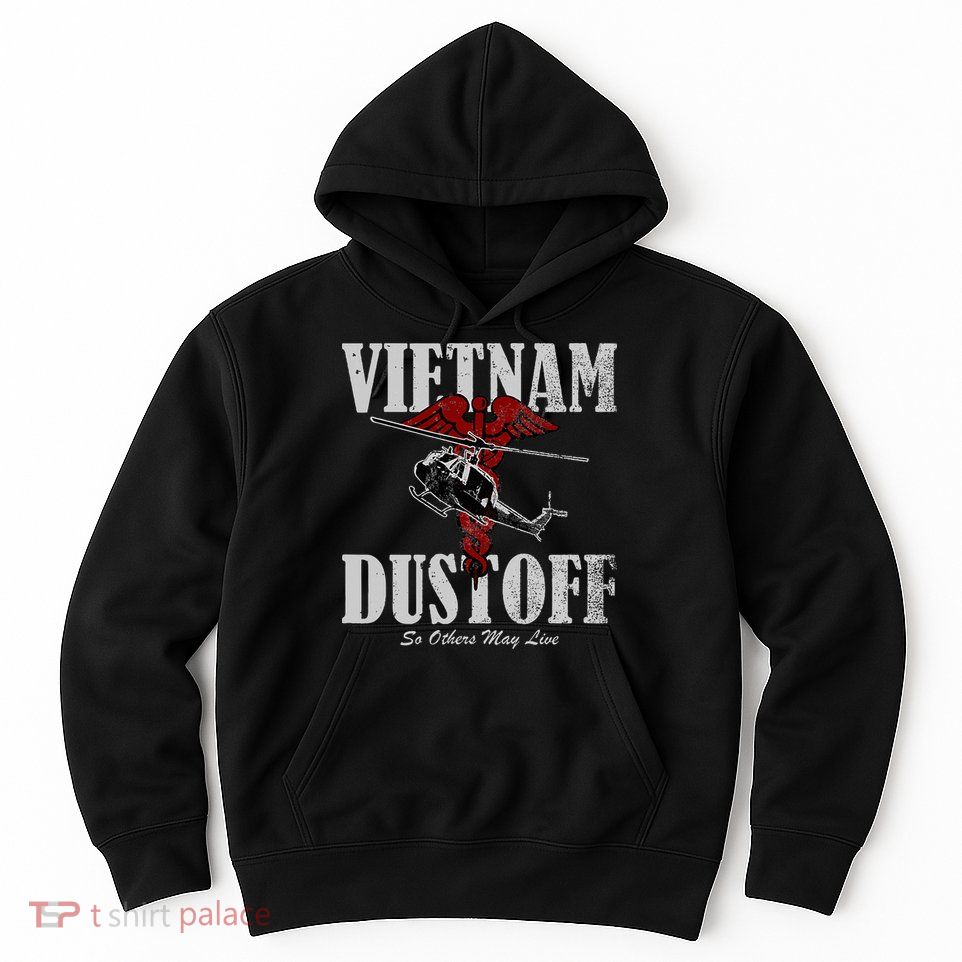 Vietnam Dustoff Uh1 Huey Hoodie
