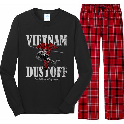 Vietnam Dustoff Uh1 Huey Long Sleeve Pajama Set