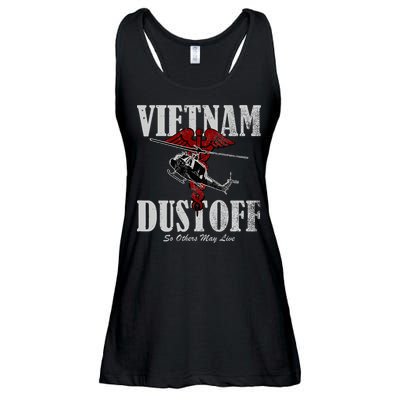 Vietnam Dustoff Uh1 Huey Ladies Essential Flowy Tank