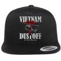 Vietnam Dustoff Uh1 Huey Flat Bill Trucker Hat