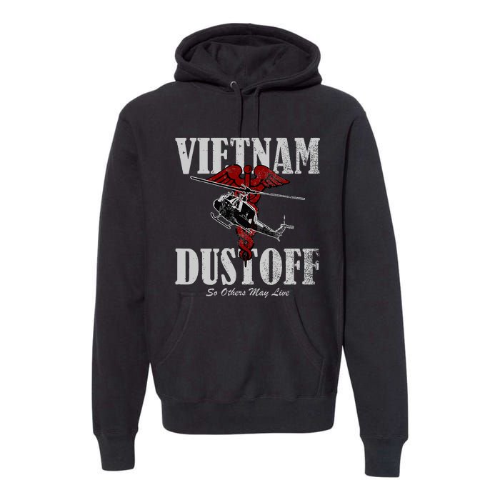 Vietnam Dustoff Uh1 Huey Premium Hoodie