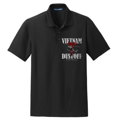 Vietnam Dustoff Uh1 Huey Dry Zone Grid Polo