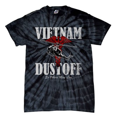 Vietnam Dustoff Uh1 Huey Tie-Dye T-Shirt