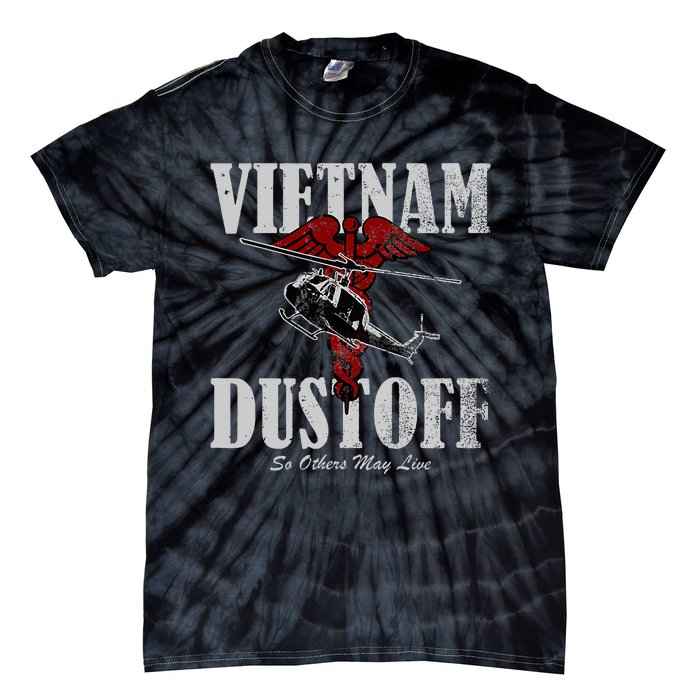 Vietnam Dustoff Uh1 Huey Tie-Dye T-Shirt