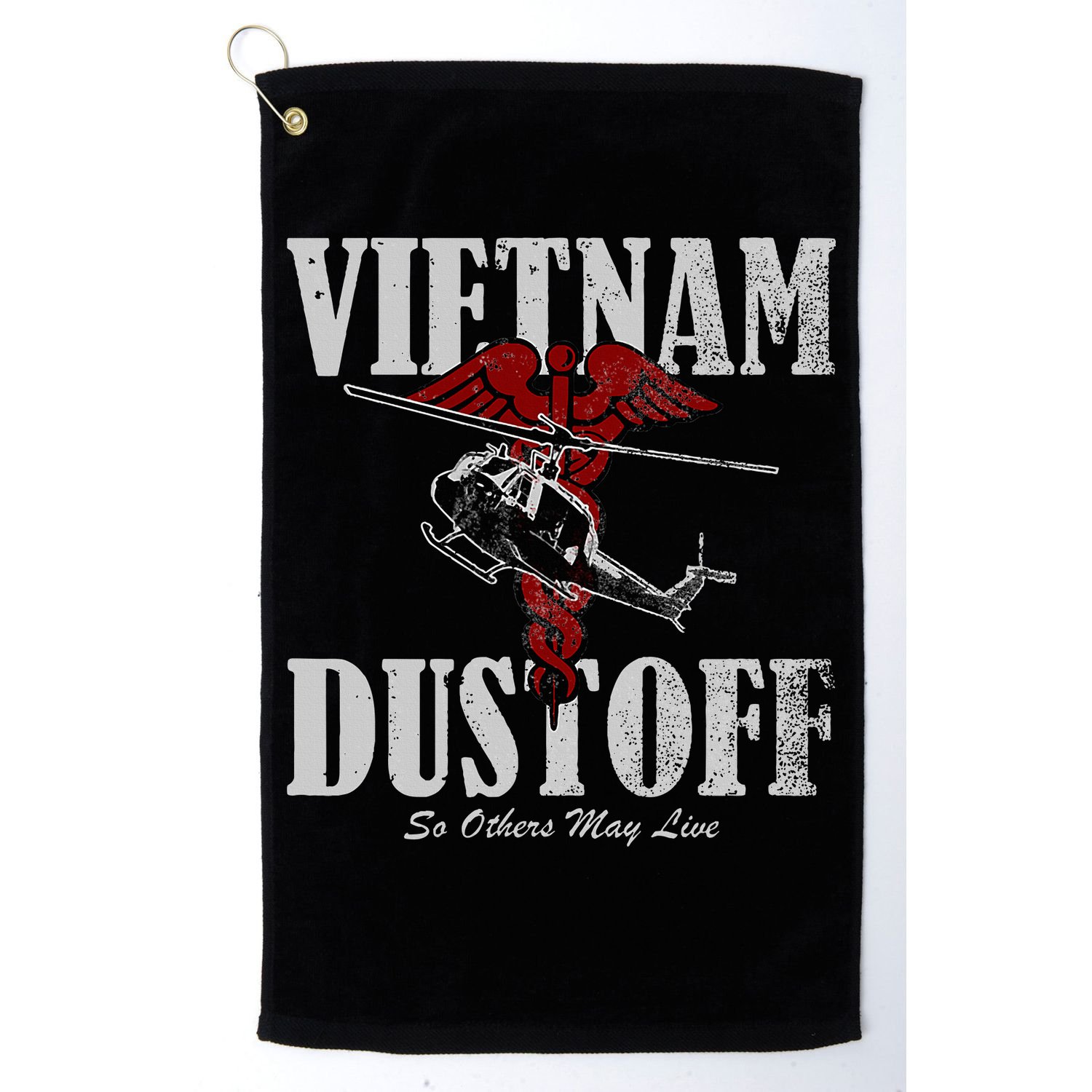 Vietnam Dustoff Uh1 Huey Golf Towel