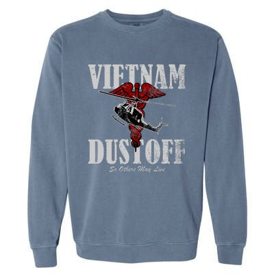 Vietnam Dustoff Uh1 Huey Garment-Dyed Sweatshirt