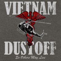Vietnam Dustoff Uh1 Huey Cotton Canvas Backpack