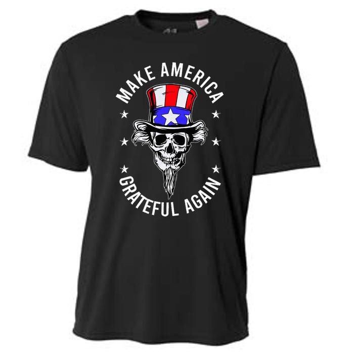 Vintage Design Uncle Sam Retro Make America Grateful Again Cooling Performance Crew T-Shirt