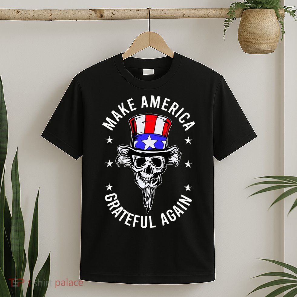 Vintage Design Uncle Sam Retro Make America Grateful Again T-Shirt