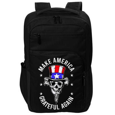 Vintage Design Uncle Sam Retro Make America Grateful Again Impact Tech Backpack