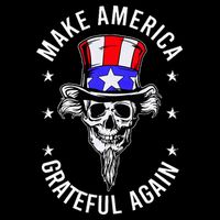 Vintage Design Uncle Sam Retro Make America Grateful Again Button