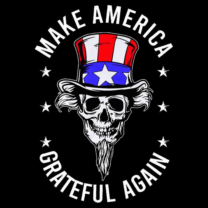 Vintage Design Uncle Sam Retro Make America Grateful Again Button