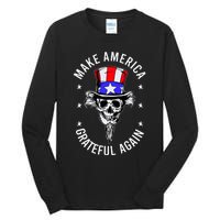 Vintage Design Uncle Sam Retro Make America Grateful Again Tall Long Sleeve T-Shirt