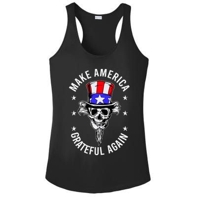 Vintage Design Uncle Sam Retro Make America Grateful Again Ladies PosiCharge Competitor Racerback Tank