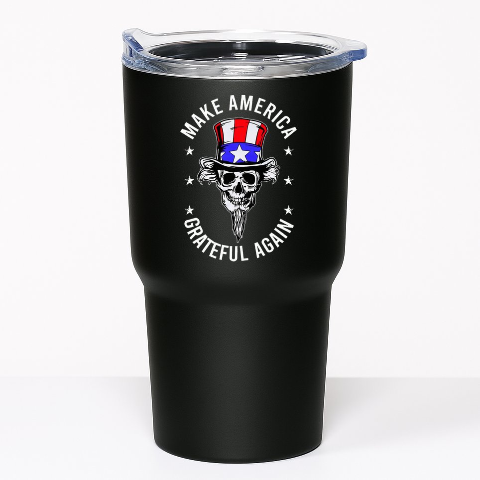 Vintage Design Uncle Sam Retro Make America Grateful Again Tumbler