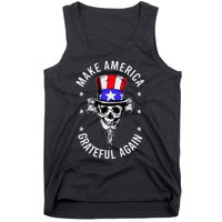 Vintage Design Uncle Sam Retro Make America Grateful Again Tank Top