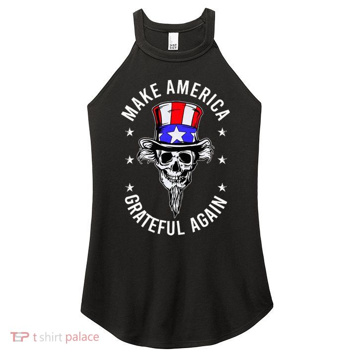 Vintage Design Uncle Sam Retro Make America Grateful Again Women's Perfect Tri Rocker Tank