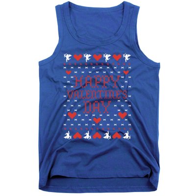 Valentine's Day Ugly Sweater Cute Gift Tank Top