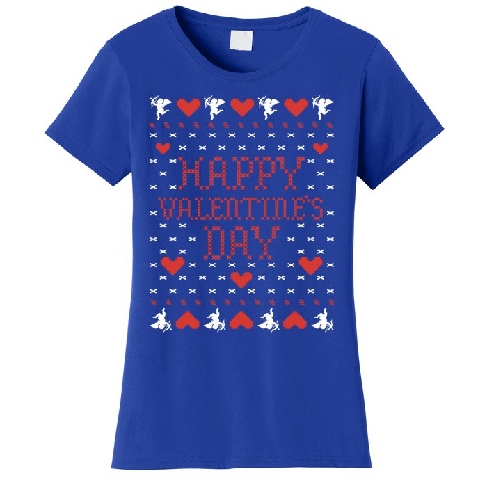 Valentine's Day Ugly Sweater Cute Gift Women's T-Shirt