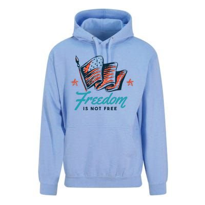 Veterans Day Usa Memorial Freedom Is Not Free Unisex Surf Hoodie