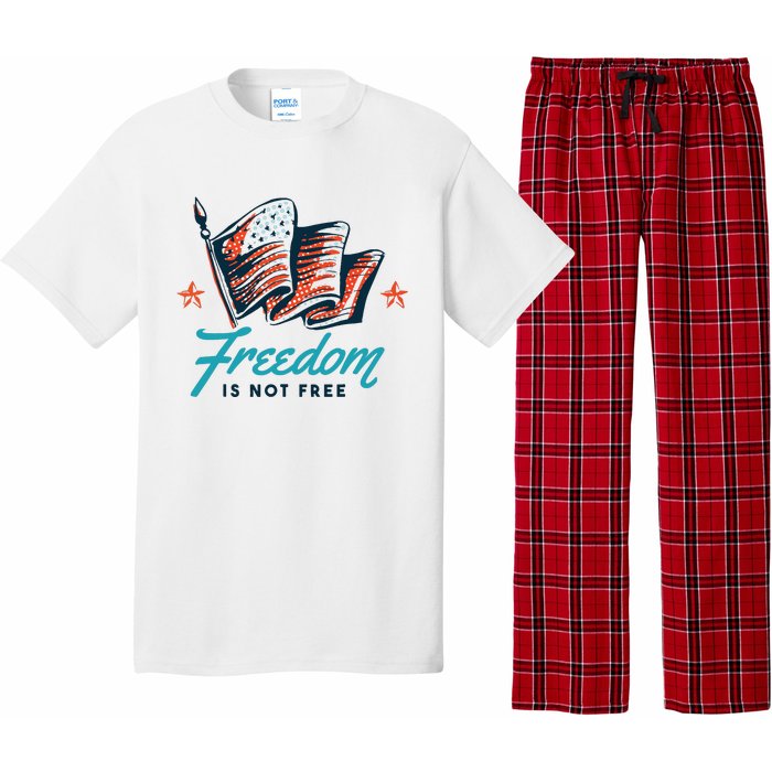 Veterans Day Usa Memorial Freedom Is Not Free Pajama Set