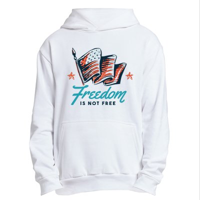 Veterans Day Usa Memorial Freedom Is Not Free Urban Pullover Hoodie