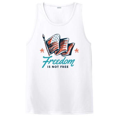 Veterans Day Usa Memorial Freedom Is Not Free PosiCharge Competitor Tank