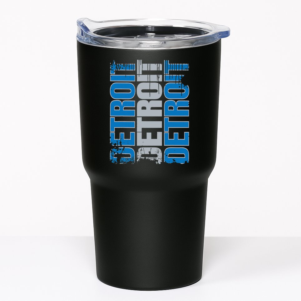 Vintage Detroit Usa City 313 Pride Grunge Detroit Tumbler