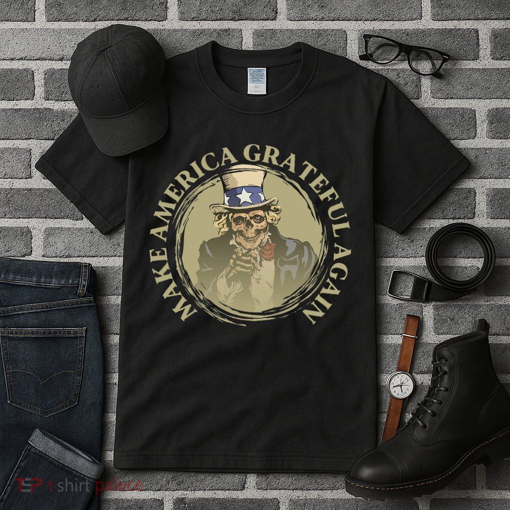 Vintage Design Uncle Sam Retro Make America Grateful Again Tall T-Shirt