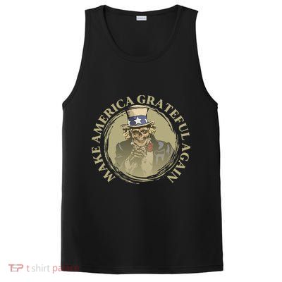 Vintage Design Uncle Sam Retro Make America Grateful Again PosiCharge Competitor Tank