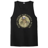 Vintage Design Uncle Sam Retro Make America Grateful Again PosiCharge Competitor Tank