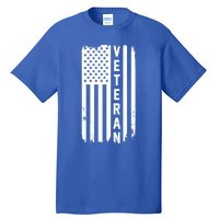 Veterans Day Us Flag Armed Forces Military Retired Gift Tall T-Shirt