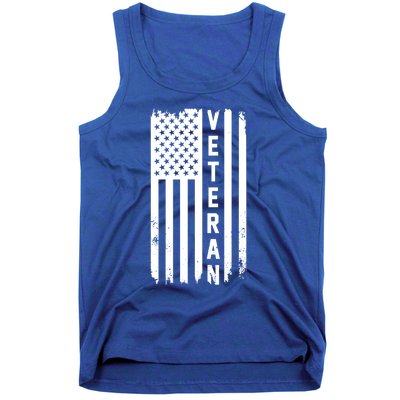 Veterans Day Us Flag Armed Forces Military Retired Gift Tank Top