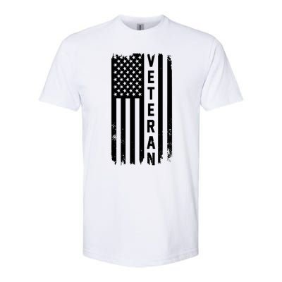 Veterans Day Us Flag Armed Forces Military Retired Gift Softstyle® CVC T-Shirt