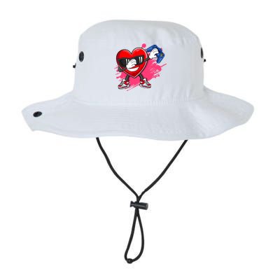 Valentines Day Video Game Dabbing Heart Gamer Gift Legacy Cool Fit Booney Bucket Hat