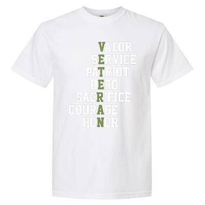 Veterans Day Veterans Thank You For Your Service Garment-Dyed Heavyweight T-Shirt