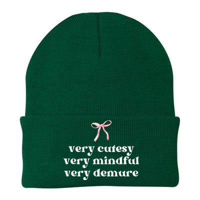 Very Demure Very Mindful Very Cutesy Knit Cap Winter Beanie