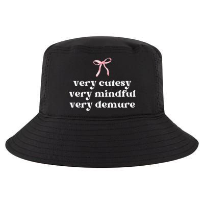 Very Demure Very Mindful Very Cutesy Cool Comfort Performance Bucket Hat