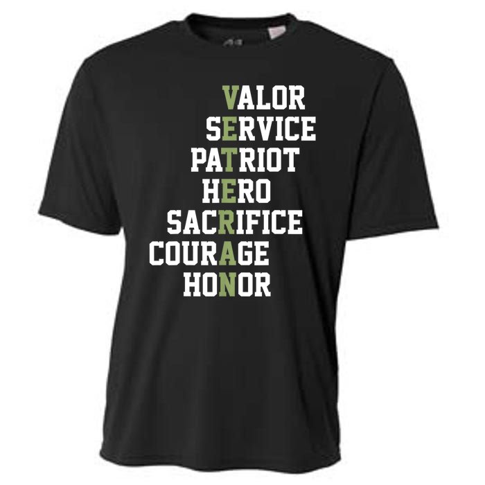 Veterans Day Veterans Thank You For Your Service Cooling Performance Crew T-Shirt