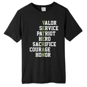 Veterans Day Veterans Thank You For Your Service Tall Fusion ChromaSoft Performance T-Shirt