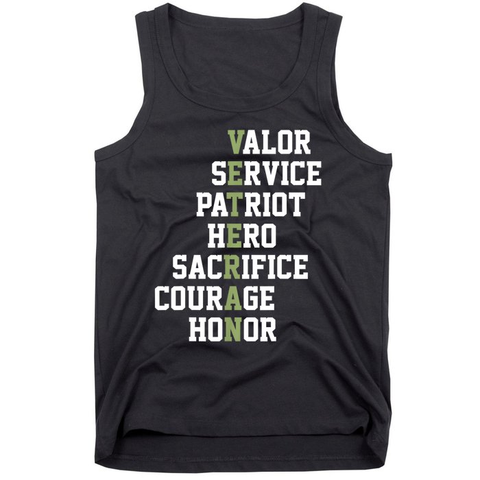 Veterans Day Veterans Thank You For Your Service Tank Top