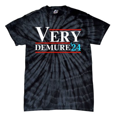 Very Demure Very Mindful Very Cutesy Trending 2024 Tie-Dye T-Shirt