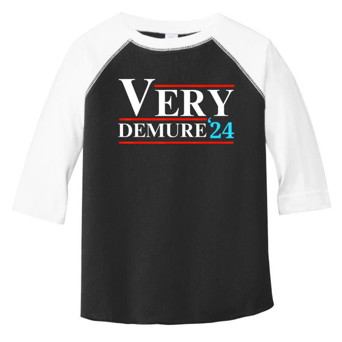 Very Demure Very Mindful Very Cutesy Trending 2024 Toddler Fine Jersey T-Shirt