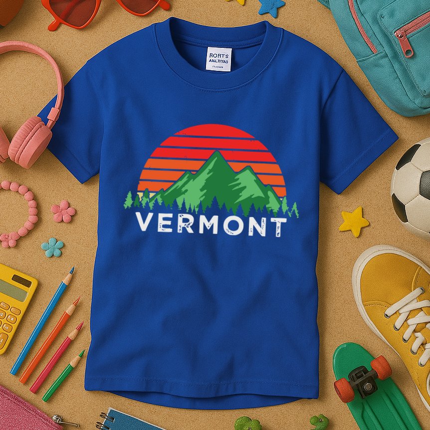 Vermont Design Vermont Kids T-Shirt